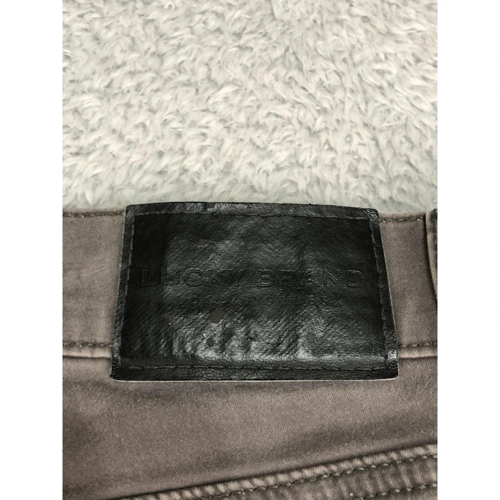 Lucky Brand Jeans Mens 38x30 (Tag 36x30) Brown 121 Slim Straight *Flaw
